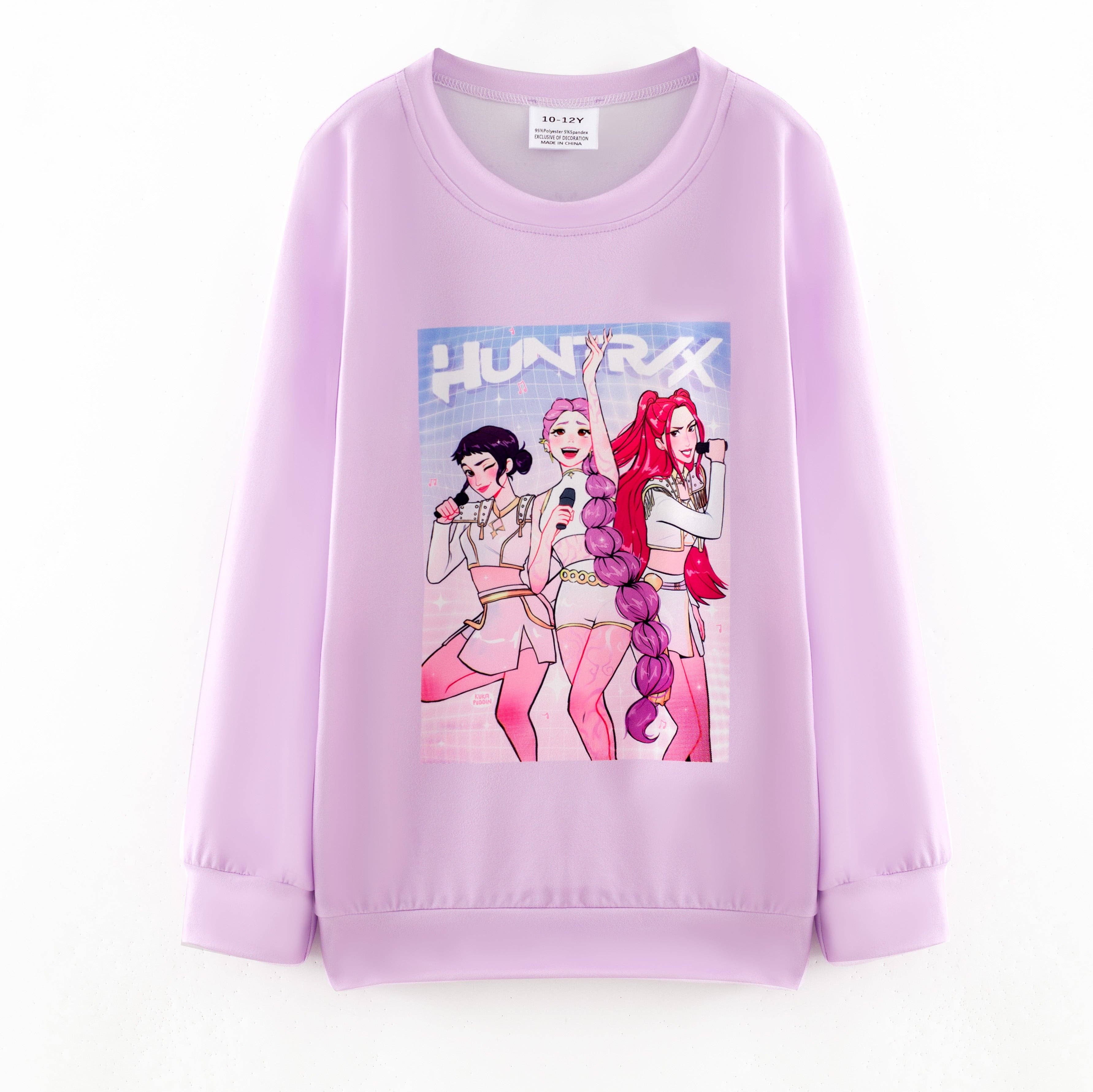 Auraquise - Wholesale Sweatshirt - Kids - Girls Popular Kpop Demon Hunter Printed Sweatshirts Collection4