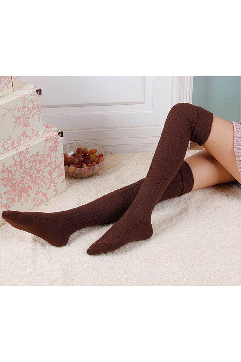 ACCITY - Wholesale Socks - Women's - OVER KNEE THIGH HIGH LONG BOOT STOCKING SOCKS_CWMS01410