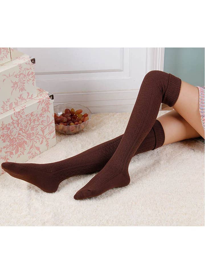 ACCITY - Wholesale Socks - Women's - OVER KNEE THIGH HIGH LONG BOOT STOCKING SOCKS_CWMS01410