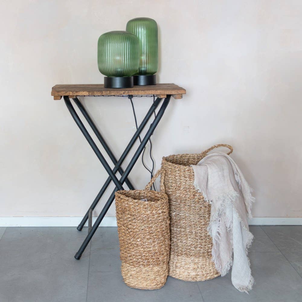 EARTHWARE - Wholesale Side Table - Side table wood picnic foldable iron X legs1