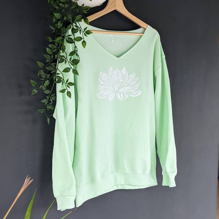 LOTUS SWEATSHIRT for wholesale by Tiny Tortle