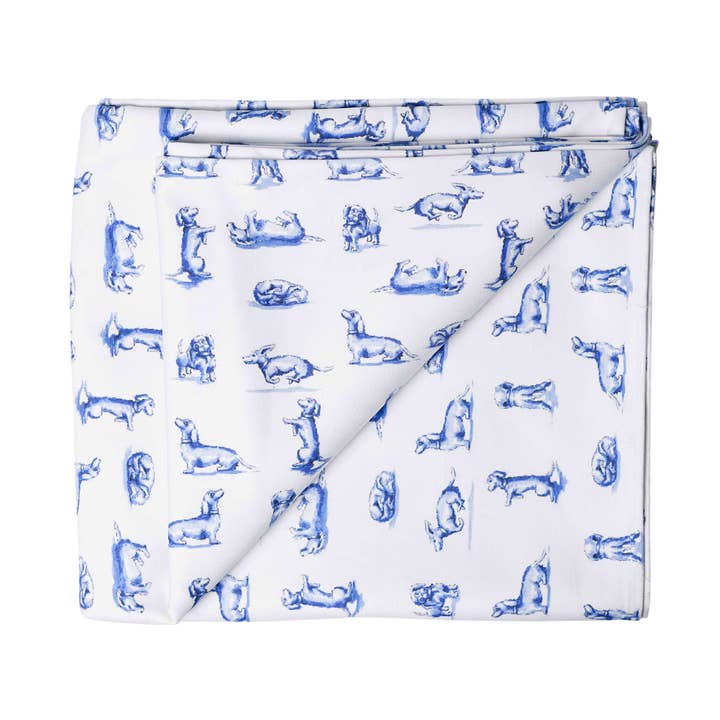 Tablecloth Dachshund Nhaan white for wholesale by Heinen Delfts Blauw
