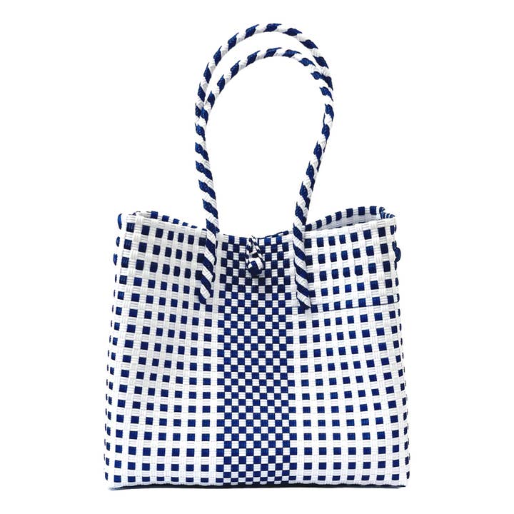 New XLarge Recycled Plastic Woven Tote Bag for wholesale by My Funky Bags