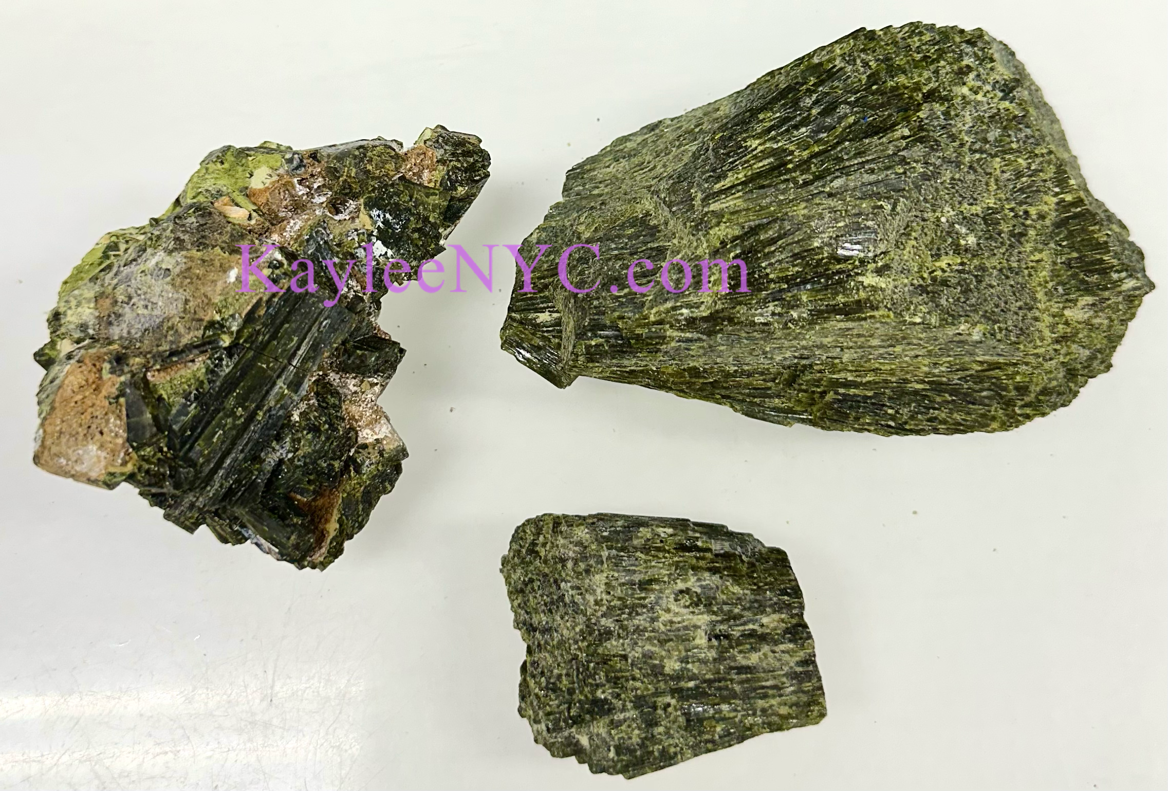 KayleeNYC - Wholesale Spiritual Stone/Crystal - 2 lb Natural Raw Epidote Crystals Healing Energy 0