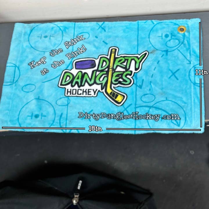 Dirty Dangles Hockey - Wholesale Sports Towel - Bench and Skate Towels (11in x 18in) - Dirty Dangles Hockey