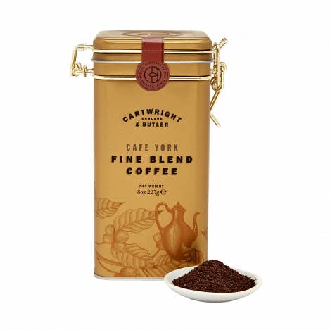 Café mélangé York C&B Café dans une boîte pour la vente par Cartwright & Butler