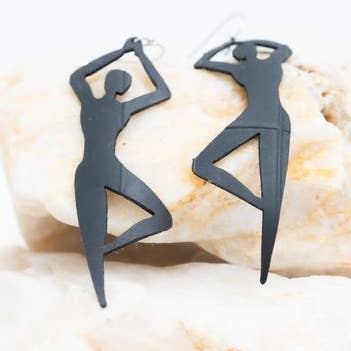 ABD Culture - Wholesale Dangle Earrings - Tree Pose Rubber Earring0