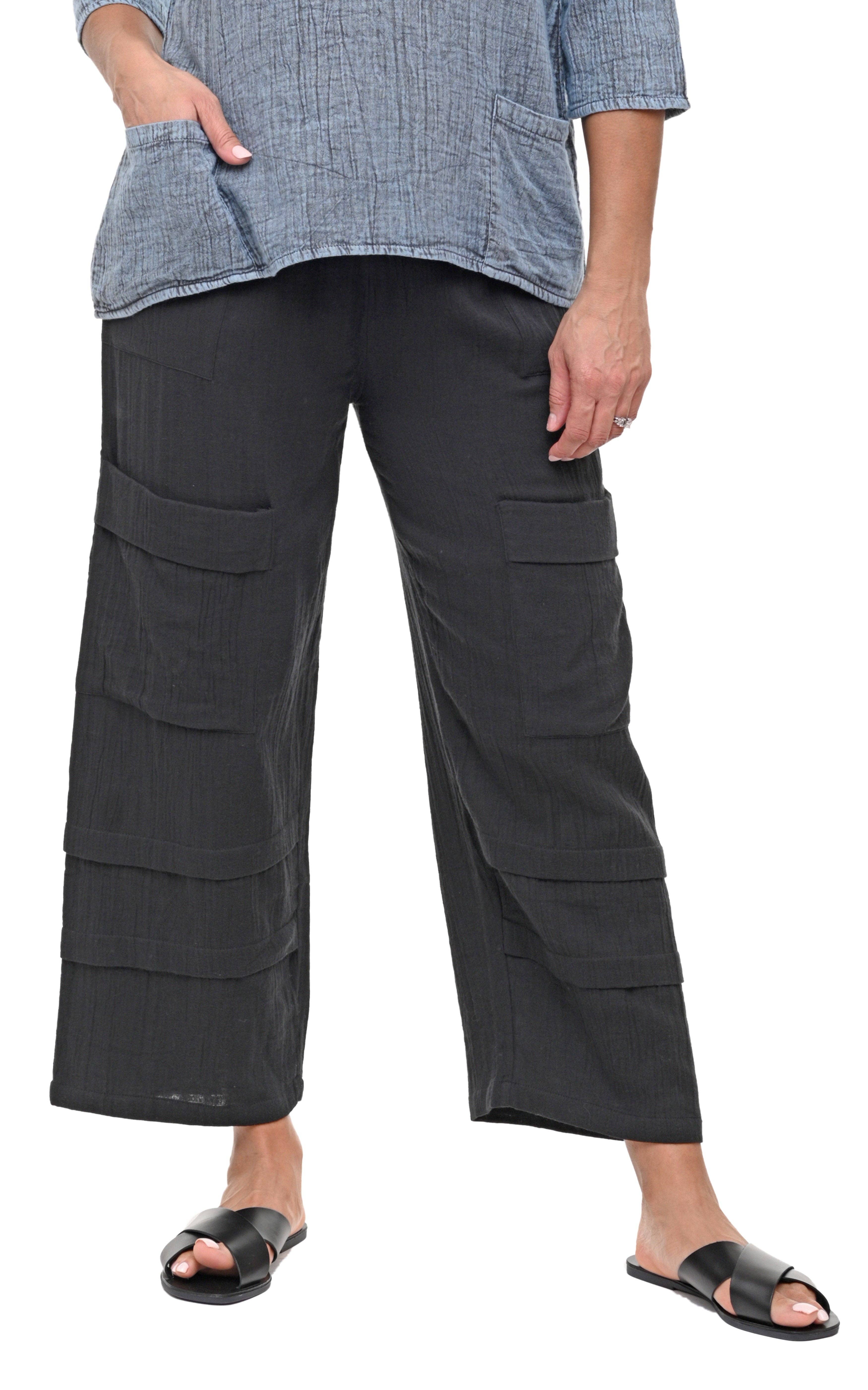 Tulip Clothing - Wholesale Pants - Women's - VCG143 Metro Pant in Black1