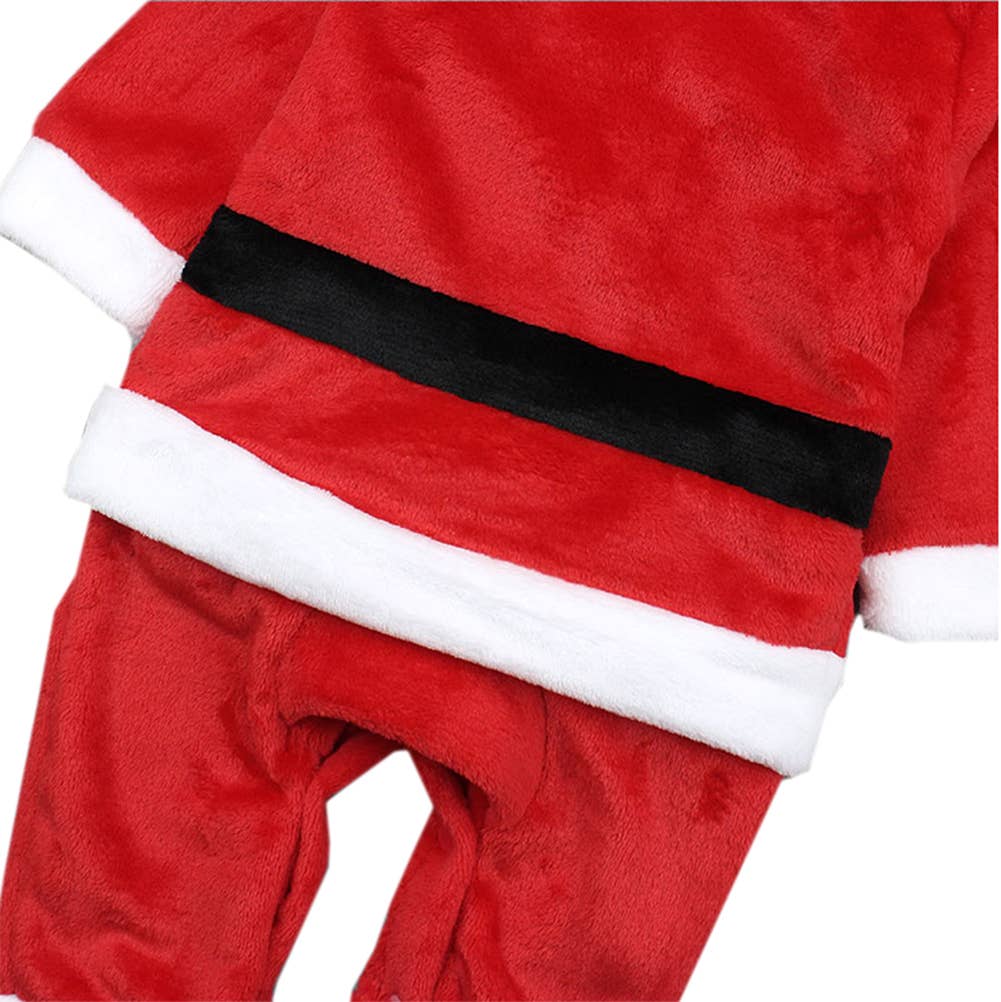Fennco Styles - Wholesale Costume - Kids - Red & White Santa Claus Fleece Baby Costume Romper and Hat4