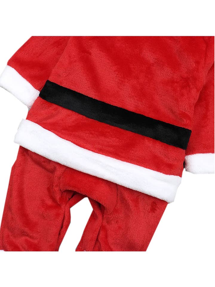 Fennco Styles - Wholesale Costume - Kids - Red & White Santa Claus Fleece Baby Costume Romper and Hat4