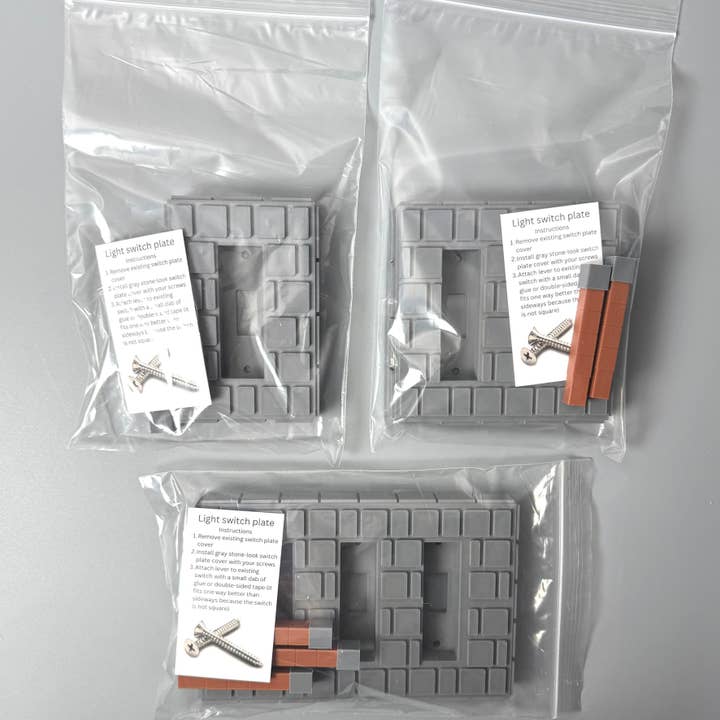 Pack de boîtiers de plaques d'interrupteur de levier de jeu minier - Stock ouvert pour la vente par MBprintcraft