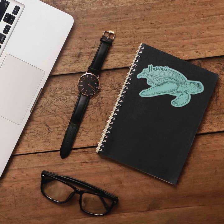 Sentinel Supply - Wholesale Sticker - Custom Sea Turtle Stickers - Name Drop Beach Decals