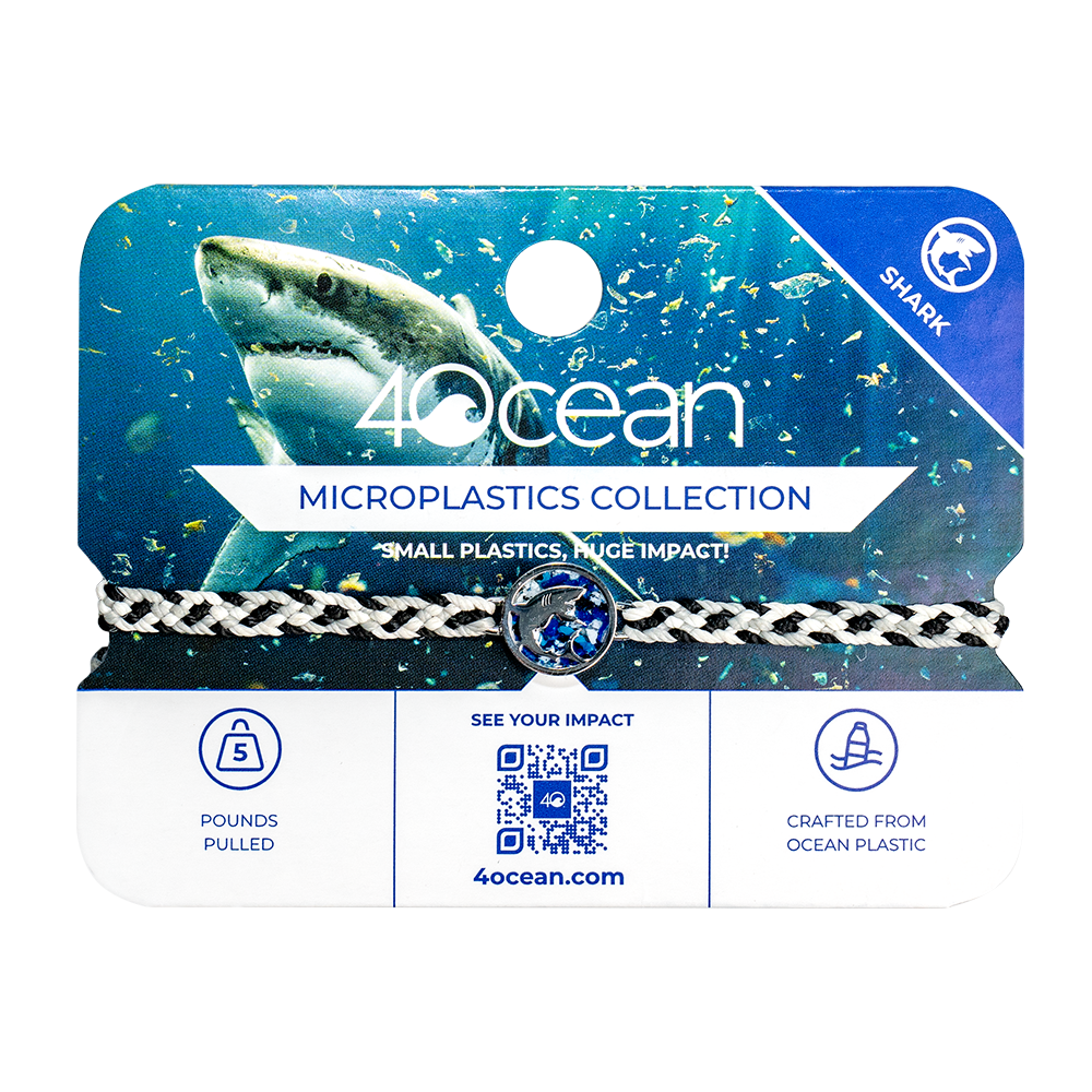 4ocean – wholesale Vävt/flätat armband – 4ocean Mikroplastik Armband - Haj [6-pack]4