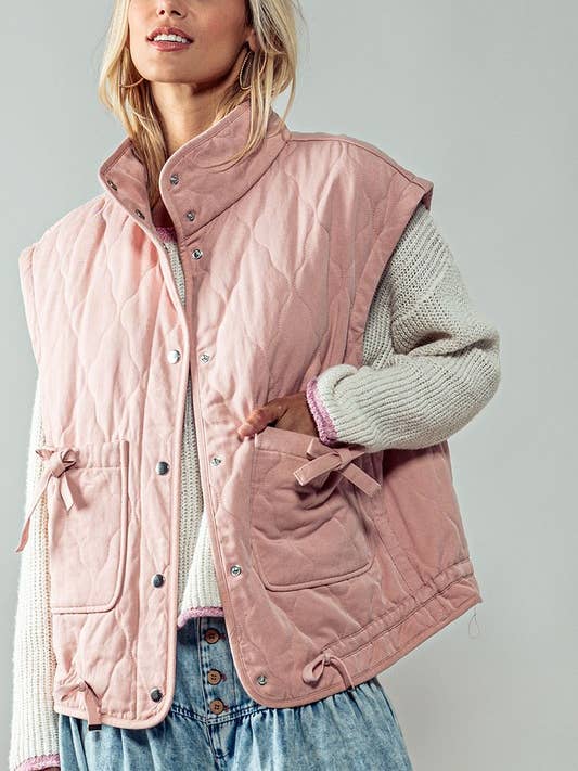 Urban Daizy - Wholesale Outerwear Vest - Women's - FRESH AIR QUILTED VEST