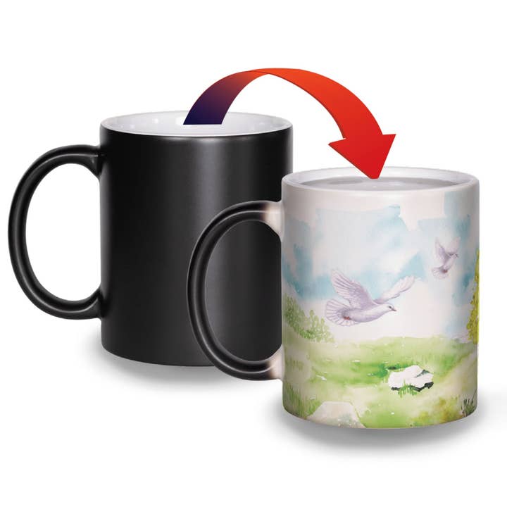 The Mug Experience - Wholesale Coffee Mug - Matte Color Changing Mug - Rooted in Faith
