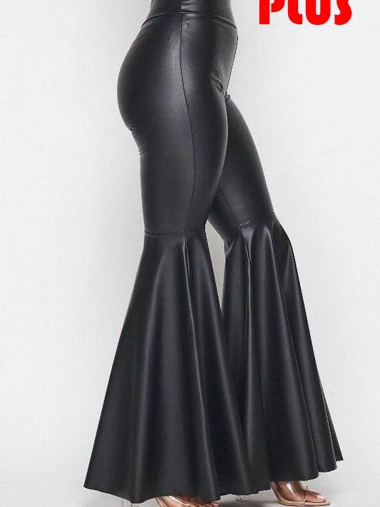 PLUS FAUX LEATHER PANTS for wholesale by Lemon Tree