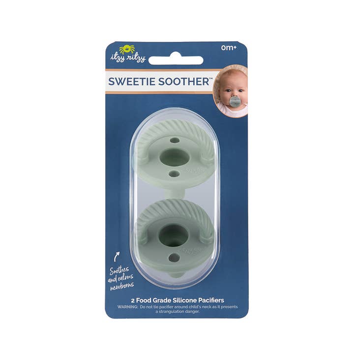 Itzy Ritzy - Wholesale Pacifier - Baby - *NEW SIZE* Sweetie Soother™ Pacifier Sets (2-pack)44