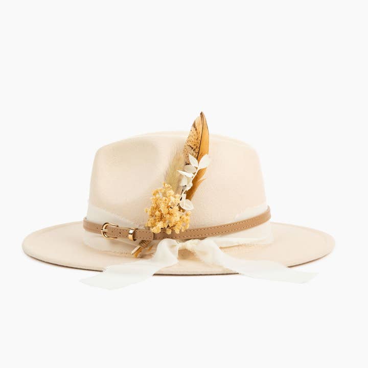 Withered Whimsy - Wholesale Hat Accessory - Women's - Hat feathers - Neutral Pheasant1