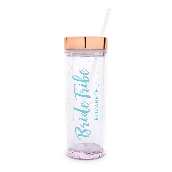 Weddingstar Inc. – wholesale Insulated mug/tumbler – 17 oz. Insulated Plastic Drink Tumbler - Bride Tribe20