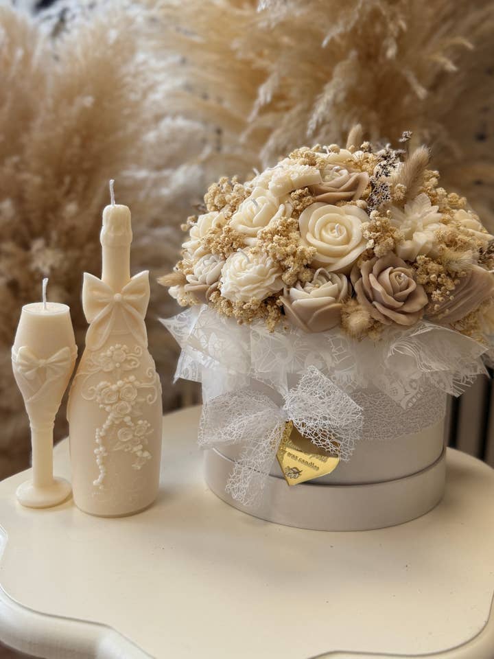 Champagne Celebration Candles for wholesale by Ritual Spirit ltd