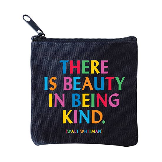 Mini Pouches - MPD311 - Beauty In Being Kind (Walt Whitman) for wholesale by Quotable