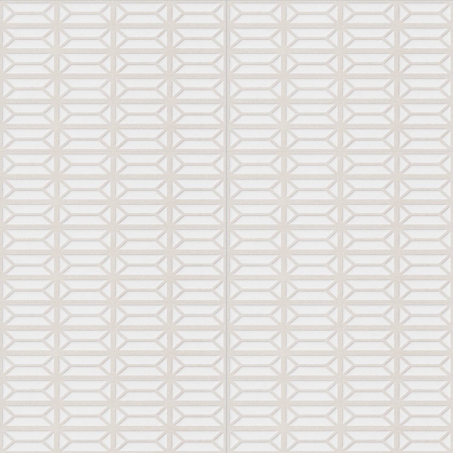 Soho Surfaces - Wholesale Wall Tile - Dimensi | 12"x36" Ivory Bevel Ceramic Deco Wall Tile  4