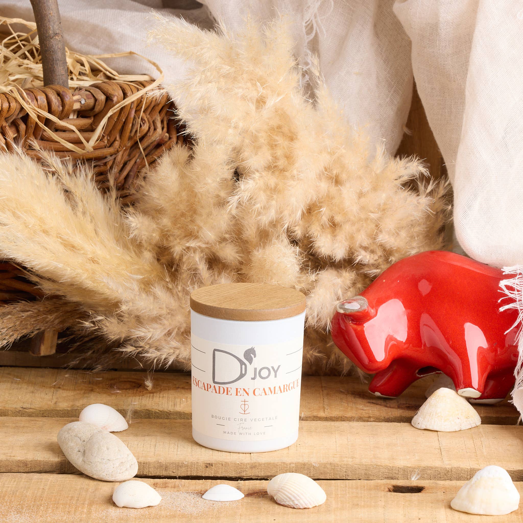 D'JOY by Cheval&Senteurs - Vendita all'ingrosso Candele regalo - Candela classica « Escapade en Camargue »