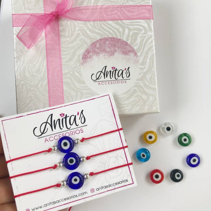 Onda ögon skydd armband Röd sträng skydd för wholesale av Anita's Accesorios