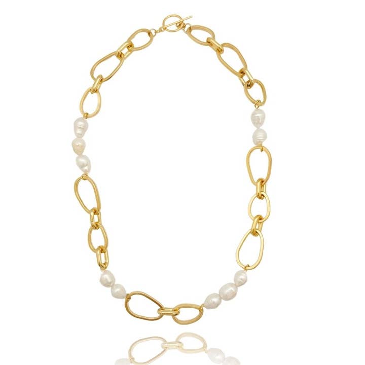 N1990-Perlenkette für den Großhandel von Niv Jewelry