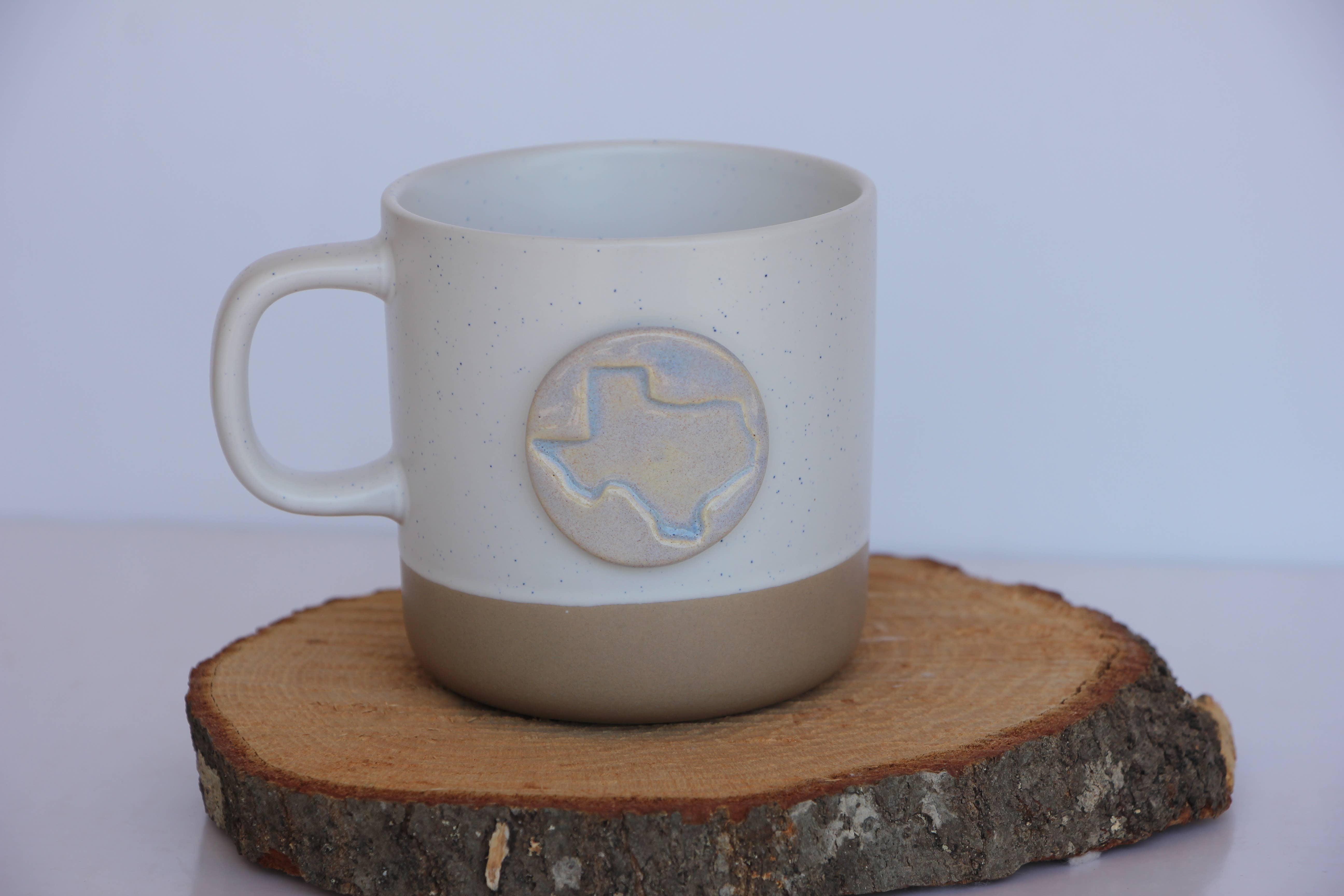Prodigal Pottery - Wholesale Coffee Mug - Stamped State Mug: Cabin Style (10oz)1