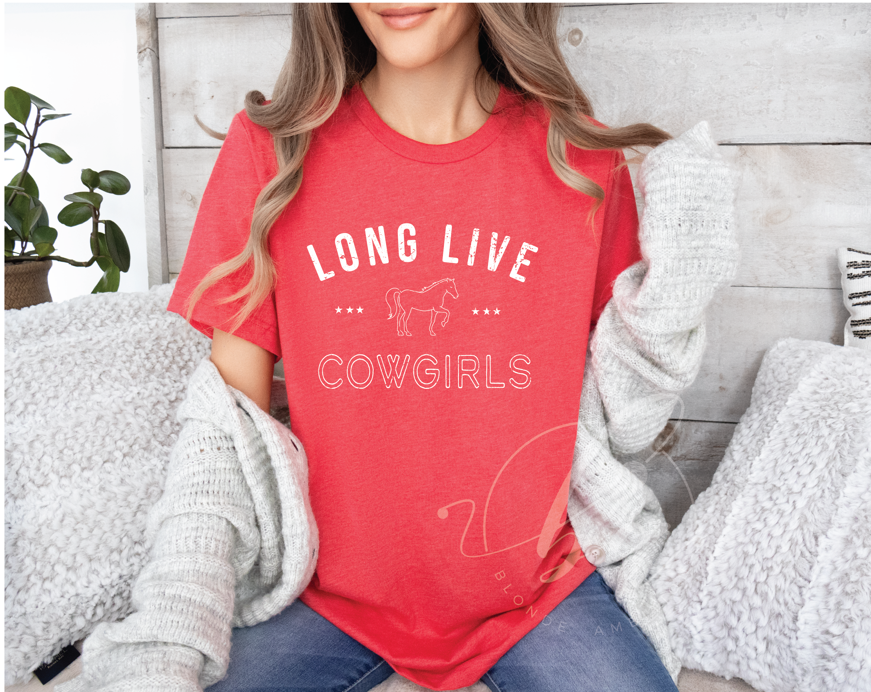 Blonde Ambition Apparel & Designs - Wholesale Screen Printed T-Shirt - Women's - Long Live Cowgirls Tee5