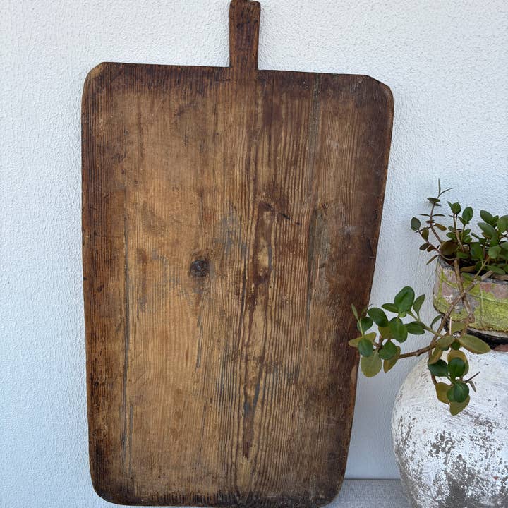 Rustic Remnents - Wholesale Cutting board - Vintage Wooden Bread Board – Antique Turkish Dough Board10