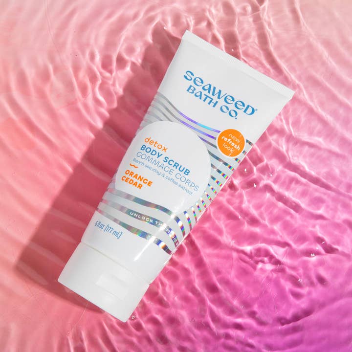 Detox Body Scrub - Orange Cedar for wholesale by Seaweed Bath Co.