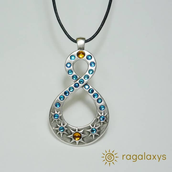 Analema - Pendant with leather cord in a jewelry box. for wholesale by Ragalaxys