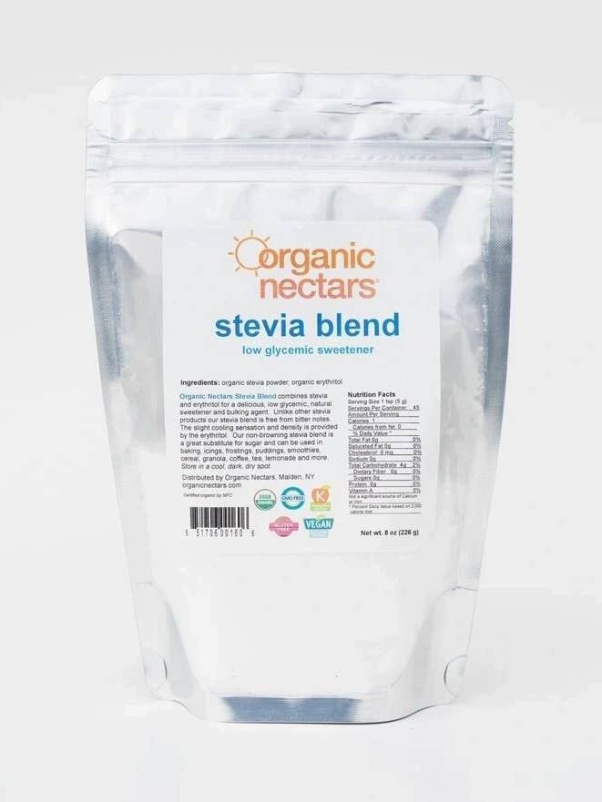 Stevia-Mischungspulver - 8 oz für den Großhandel von Organic Nectars