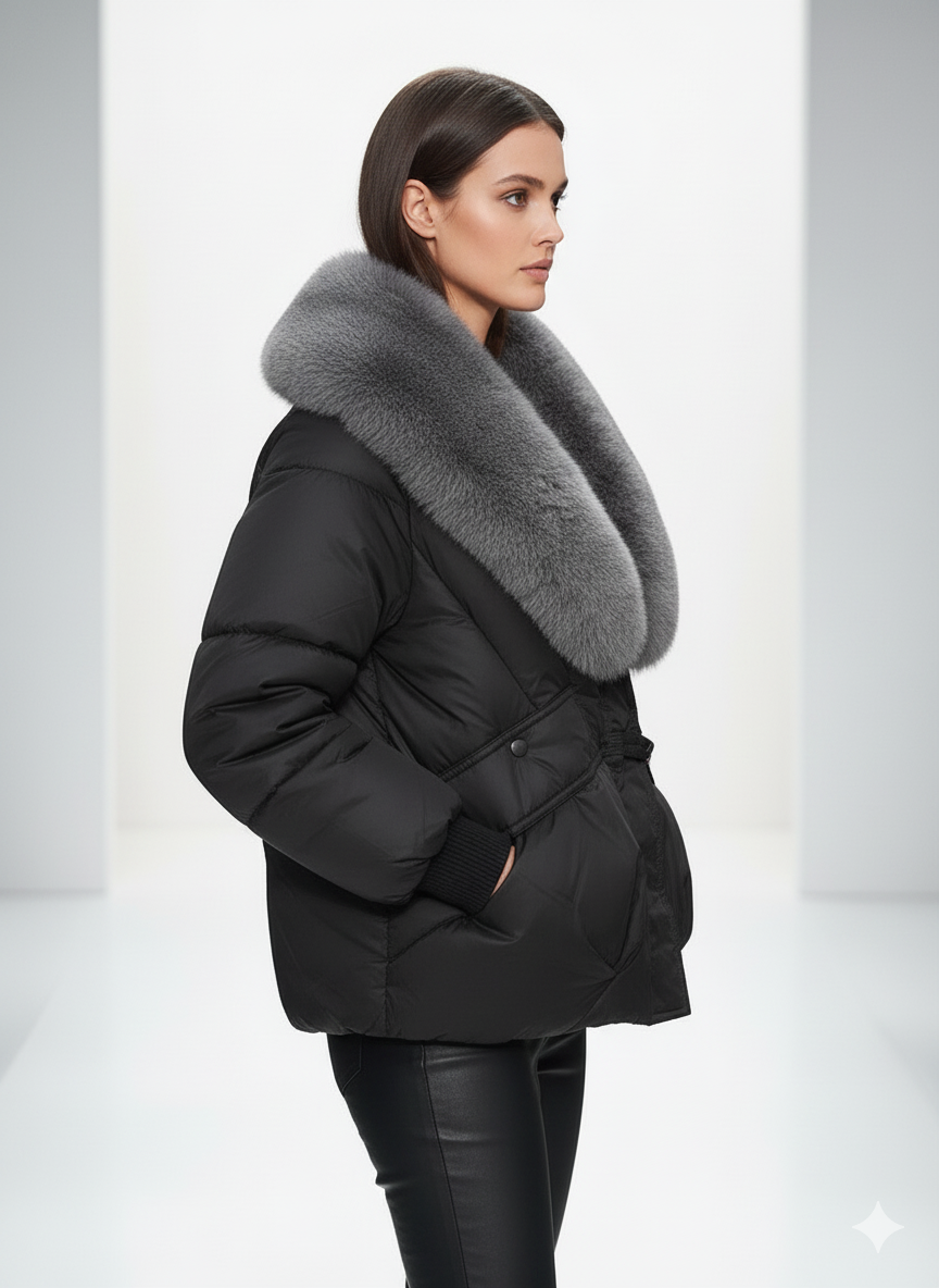 CCIC New York – wholesale Jacket – Women's – Faux Fur Puffer Coat Down-Proof Technology Cropped5