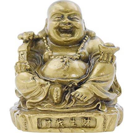 Mandala Crafts - Venta al por mayor Figura decorativa - Estatua de Buda dorada pequeña para regalo de decoración del hogar