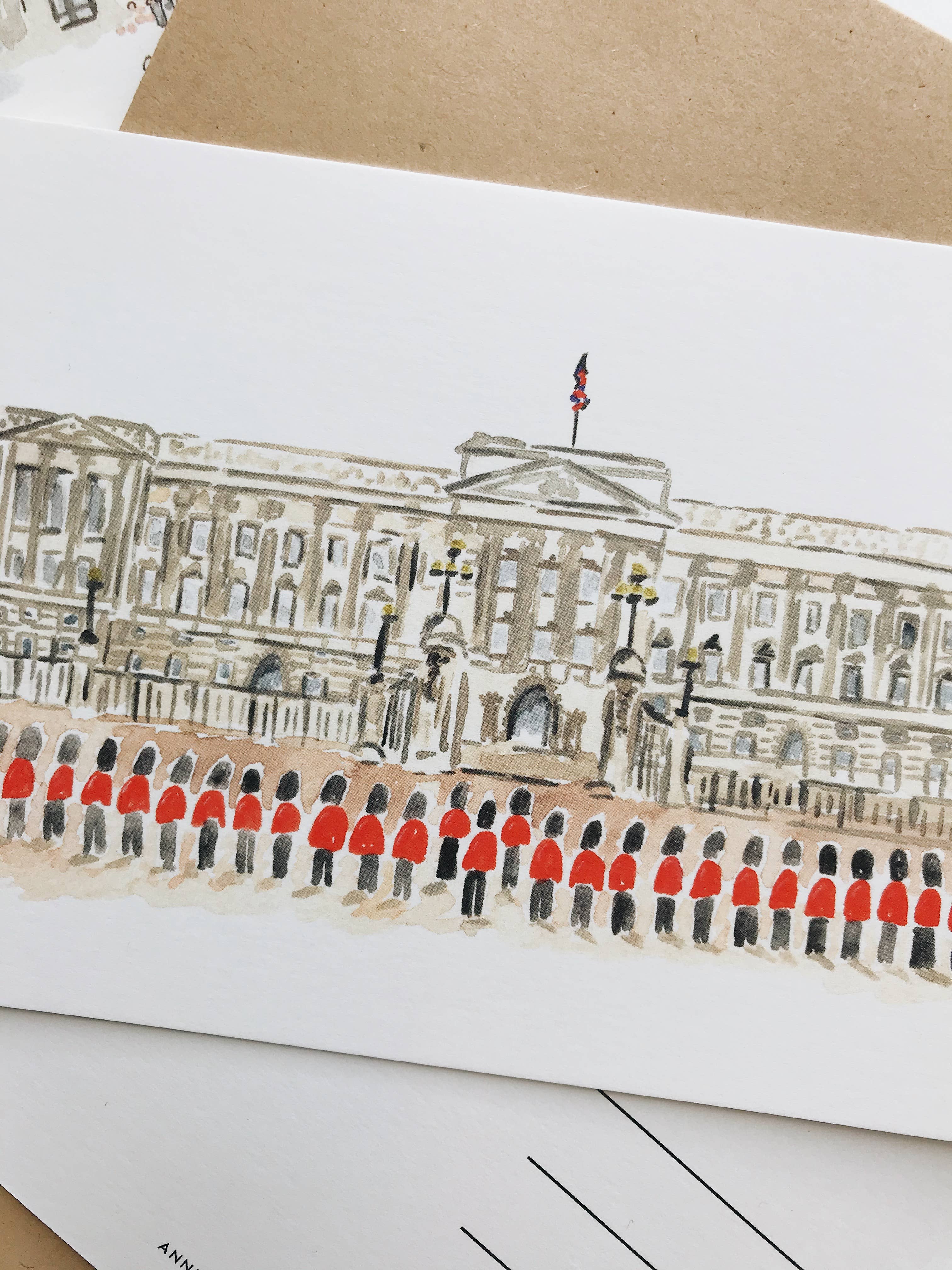 Annie Montgomery Design - Vente Cartes postales - Carte postale du palais de Buckingham3