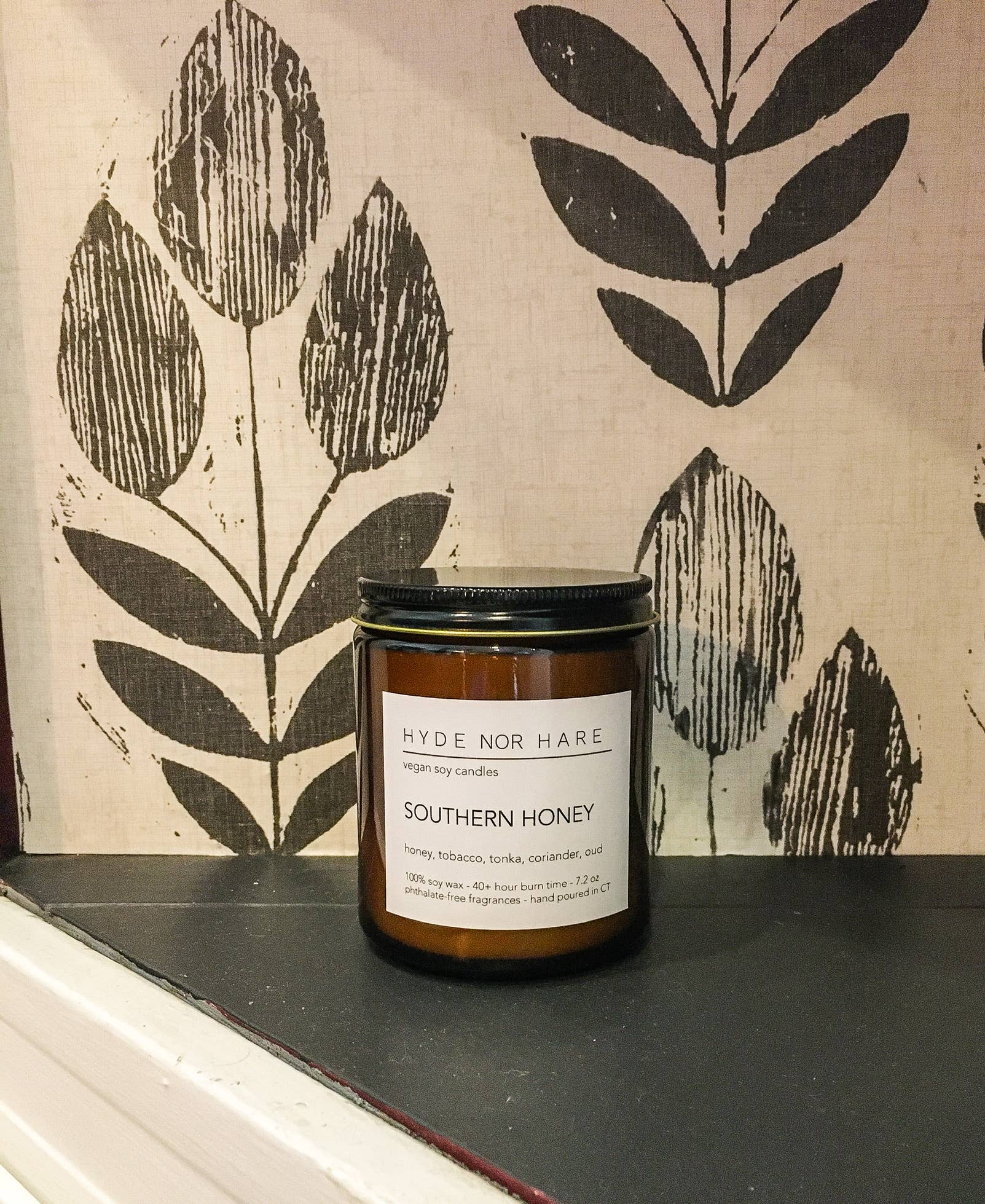 HYDE NOR HARE - Wholesale Jar/Filled Candle - SOUTHERN HONEY vegan soy candle2