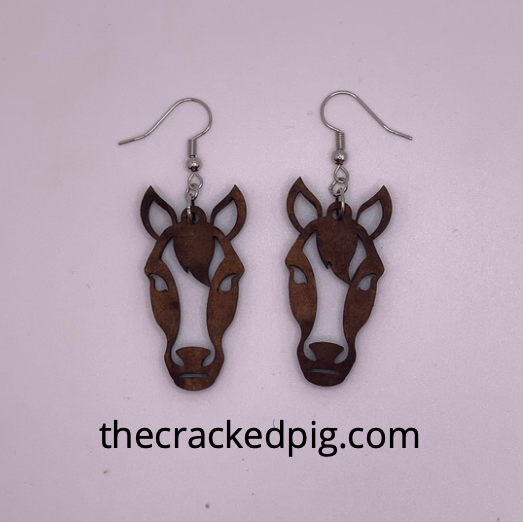 The Cracked Pig - Wholesale Dangle Earrings - Farm Animal Earrings2
