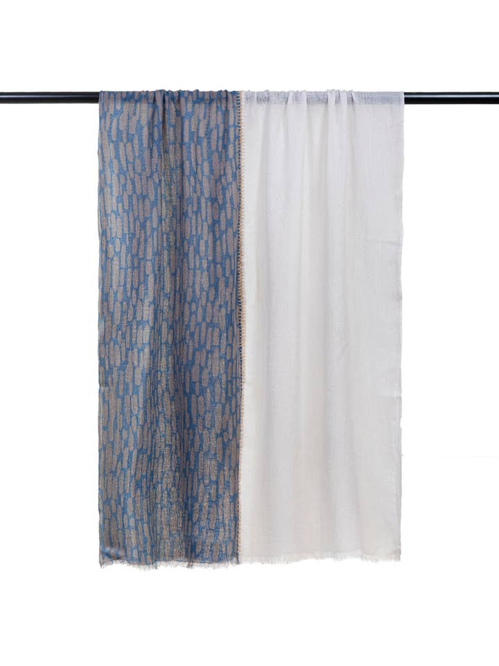 Printed Double Layered baby Wool Scarf | Ali for wholesale by OO-TO