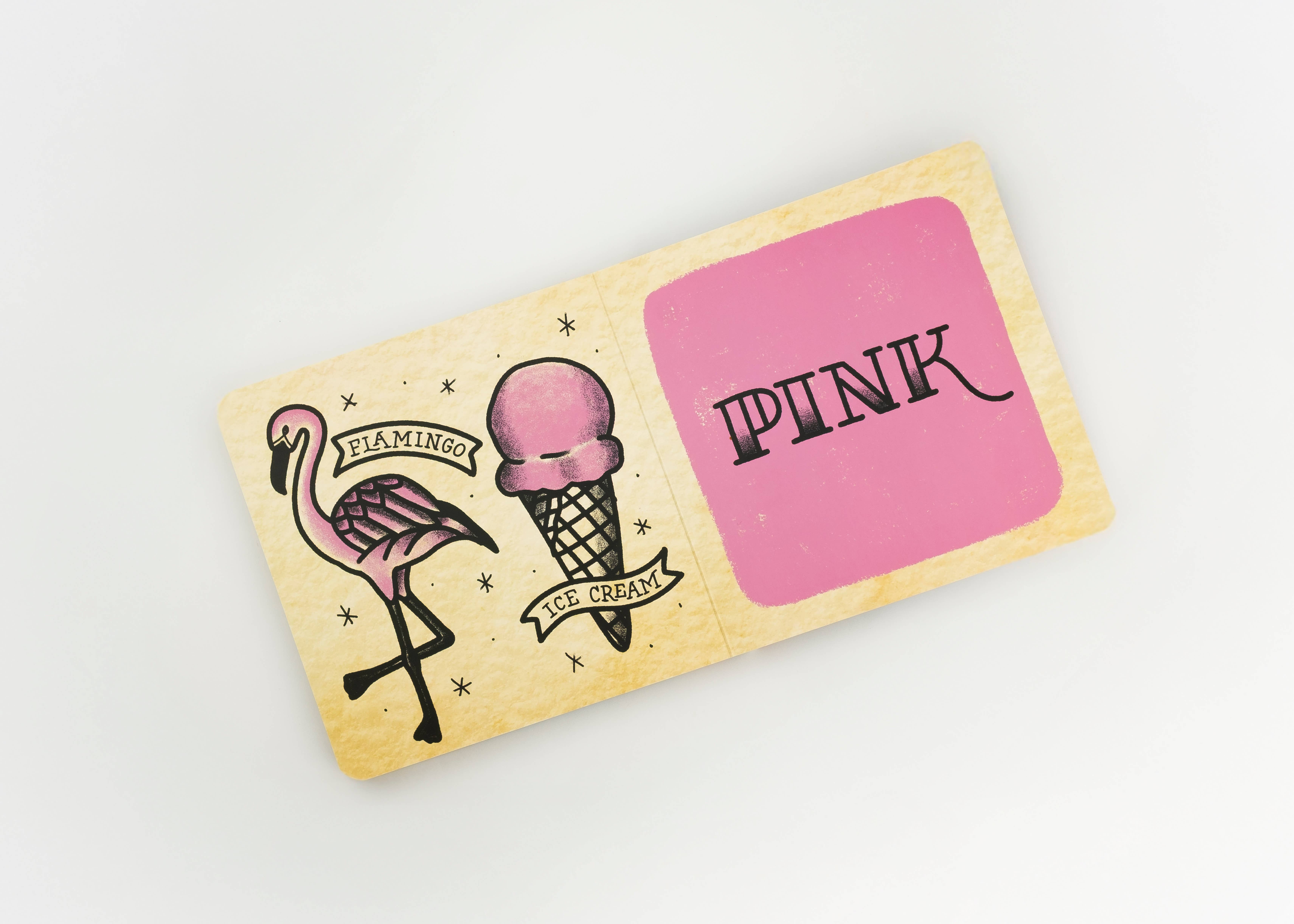 Odd Bird Books - Wholesale Baby & Toddler Book (0-2) - Colors of Tattoos - Kids Cool Board Book of Colors Hard Cove2