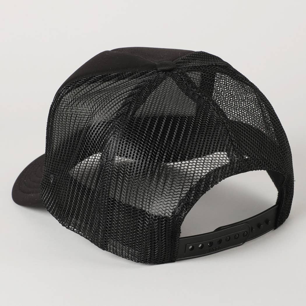 Fashion City - Wholesale Trucker Hat - Unisex - Out of Office Glitter Letter Logo Foam Trucker Hat3