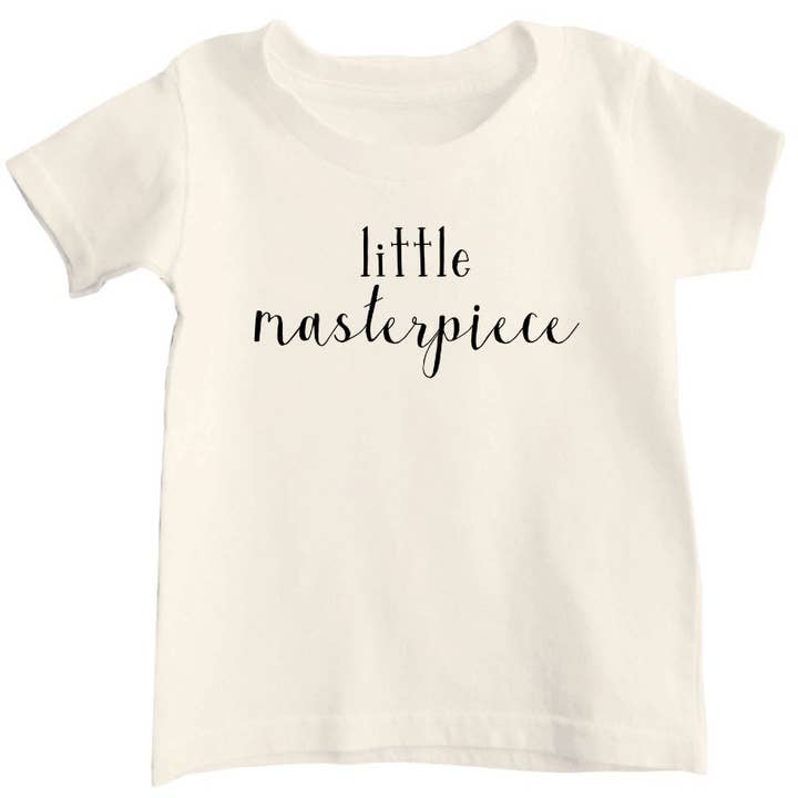 LITTLE MASTERPIECE - ORGANIC TEE for wholesale by Barnacle Baby