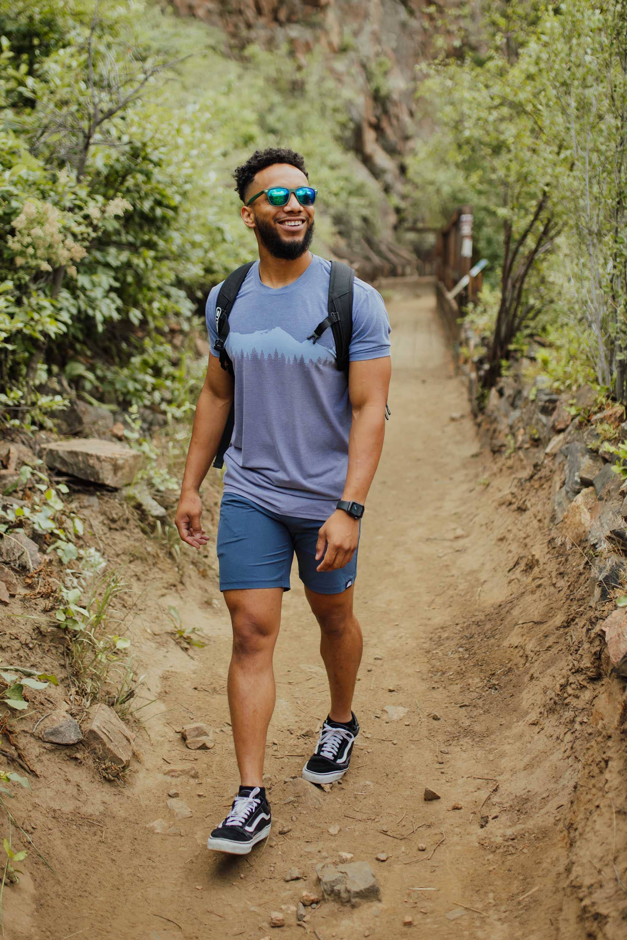 Belong Designs - Wholesale T-Shirt - Men's - Men's Graphic Traverse Tek Tee45