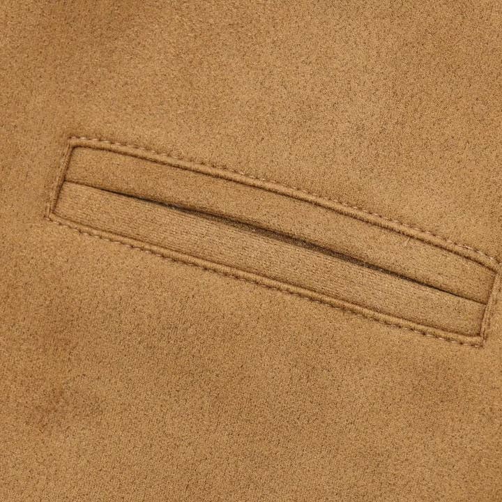 CAMEL Stand-up collar long-sleeved zipper jacket coat for wholesale on Faire6