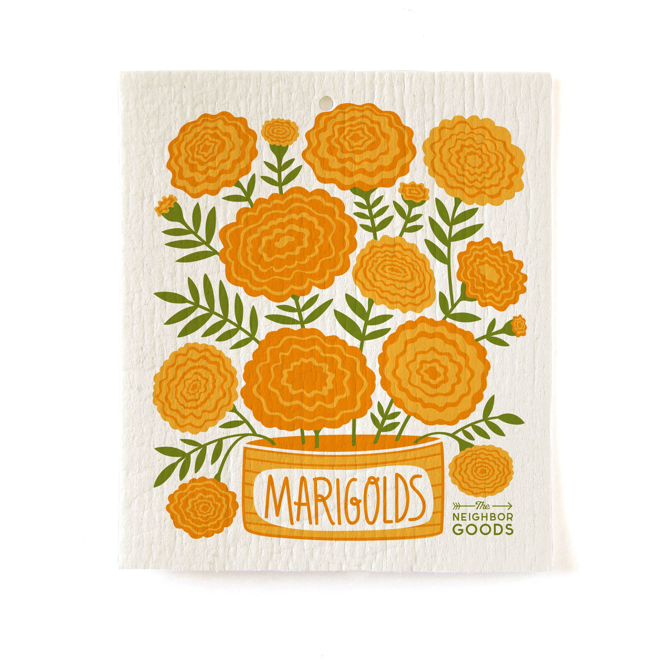 The Neighborgoods - Wholesale Dishcloth - Marigold Sponge Cloth