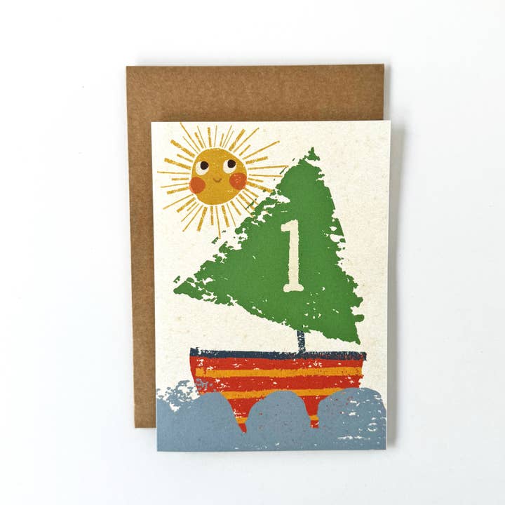 Florence Fry - Wholesale Birthday card - 1 Sailboat1