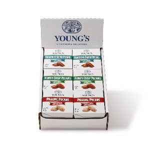Young’s Premium Foods - Wholesale Nuts - Variety Pecan Flavors 2oz Box