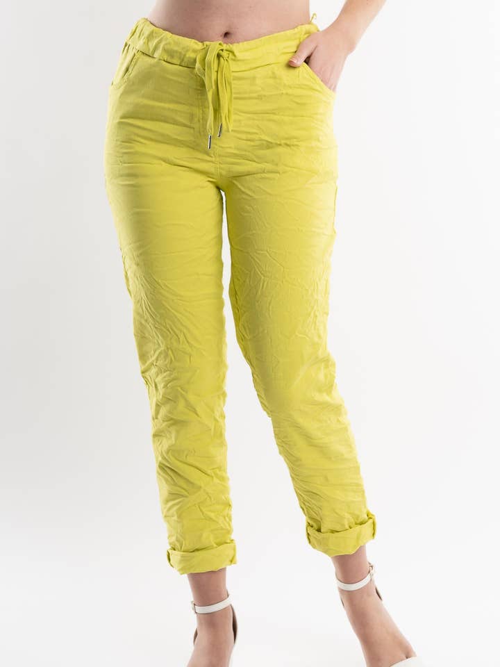 SS25 - CRINKLE REISBROEK (PT737-65) voor wholesale door LINEN LUV